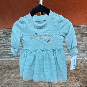 Thankful onesie with tutu dress